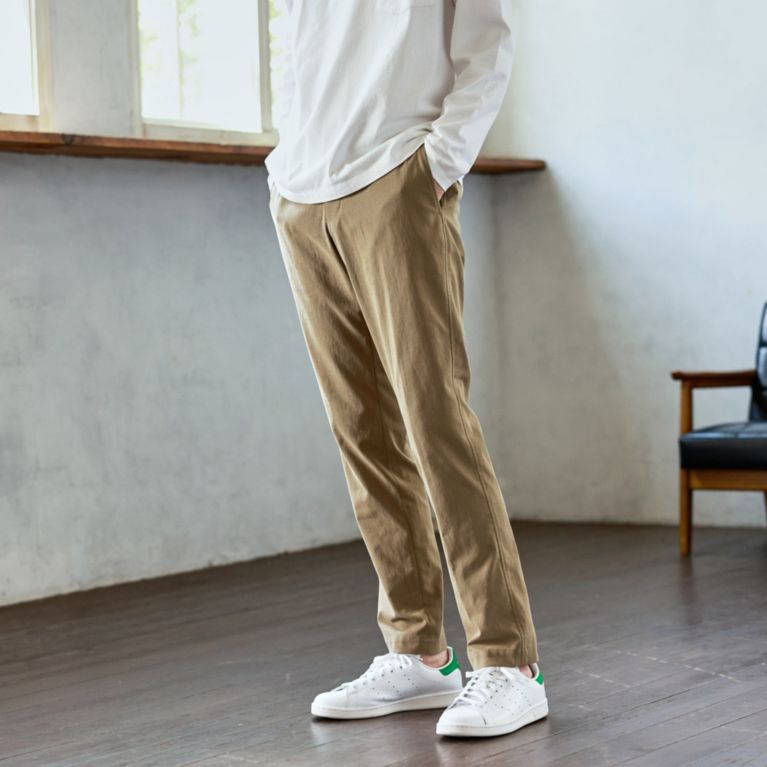 【MACKINTOSH PHILOSOPHY MEN】 起毛ピケストレッチ/デニム ERASTIC PANTS ベージュ