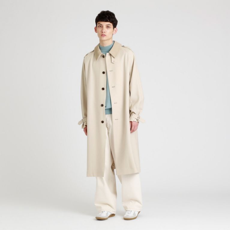 【MACKINTOSH PHILOSOPHY MEN】 GREY LABEL 【CRAWLEY（クローリー）】ポリエステルサージ ライトグレー