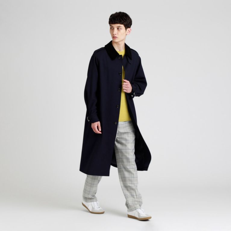 【MACKINTOSH PHILOSOPHY MEN】 GREY LABEL 【CRAWLEY（クローリー）】ポリエステルサージ ネイビー