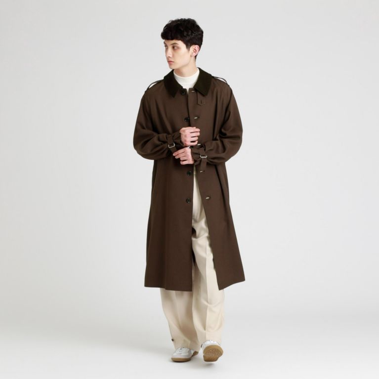 【MACKINTOSH PHILOSOPHY MEN】 GREY LABEL 【CRAWLEY（クローリー）】ポリエステルサージ ダークブラウン