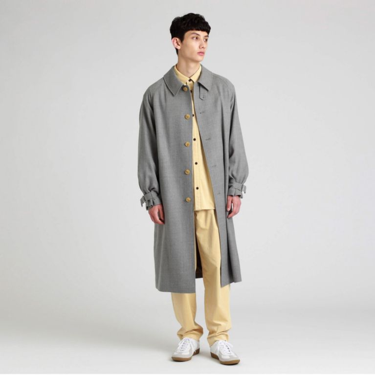 【MACKINTOSH PHILOSOPHY MEN】 GREY LABEL 【CRAWLEY（クローリー）】 WOOL FLANNEL グレー