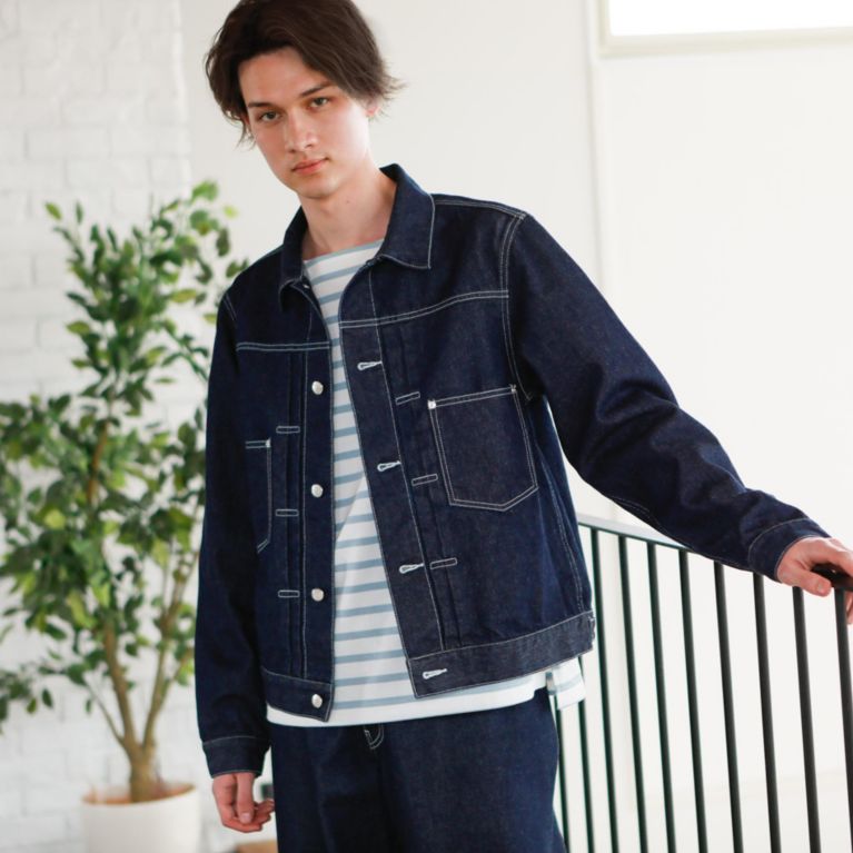 【MACKINTOSH PHILOSOPHY MEN】 GREY LABEL デニムジャケット ネイビー