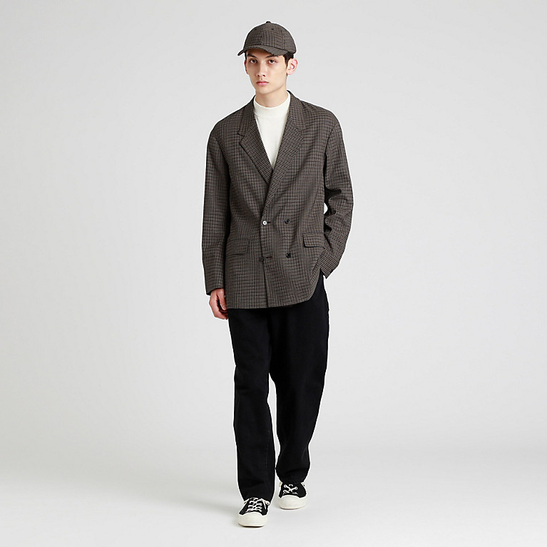 GREY LABEL ブリティッシュチェックテーラードジャケット(テーラード GREY LABEL ブリティッシュチェックテーラードジャケット(テーラード