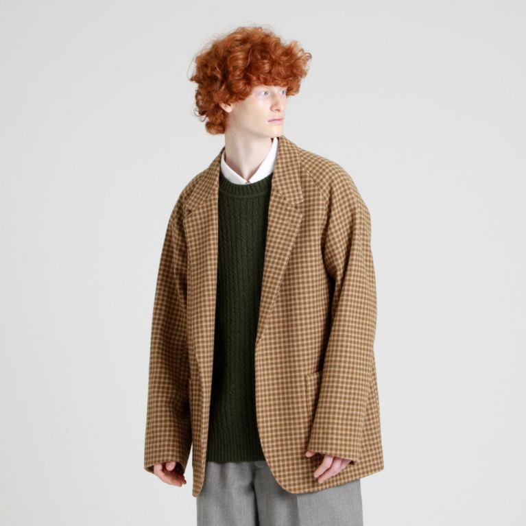 【MACKINTOSH PHILOSOPHY MEN】 GREY LABEL ガンクラブラグランジャケット ベージュ