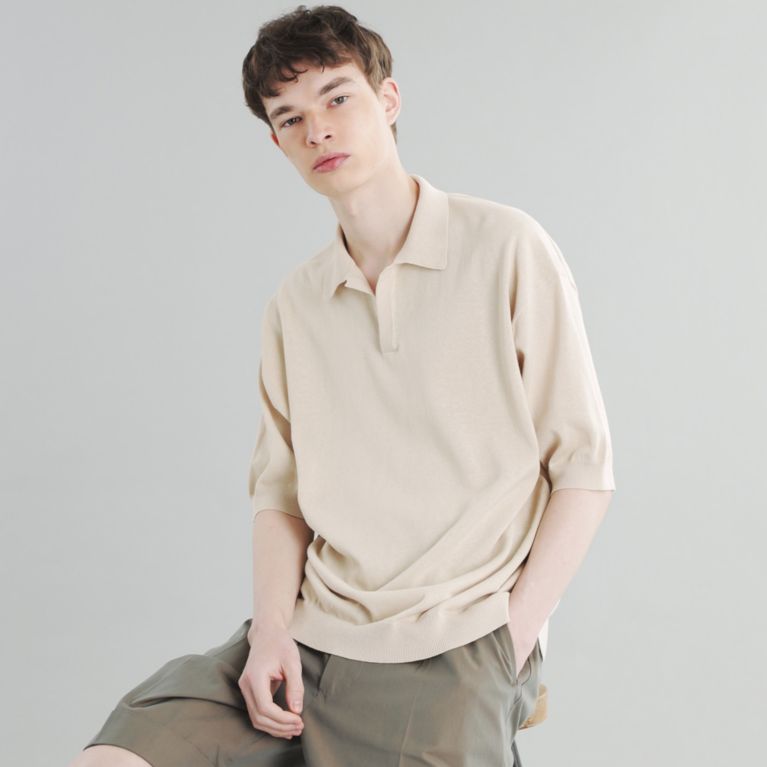 GREY LABEL リネンミックススキッパーポロニット（ニット/セーター）｜MACKINTOSH PHILOSOPHY MEN（マッキントッシュ  フィロソフィー メン）のメンズファッション通販｜三陽商会