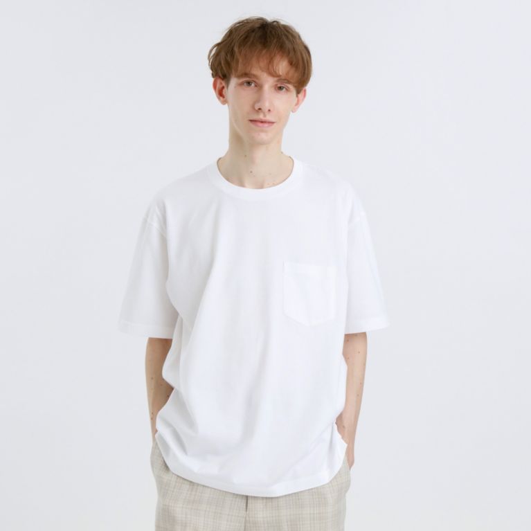 【MACKINTOSH PHILOSOPHY MEN】 GREY LABEL ポケットTシャツ ホワイト