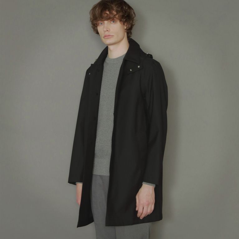 Dunkeld With Detachable Hood Ml コーデュラウールコート レインコート Mackintosh London Men マッキントッシュ ロンドン メン のメンズファッション通販 三陽商会