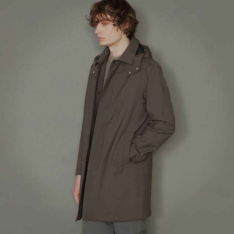 Dunkeld With Detachable Hood Ml コーデュラウールコート レインコート Mackintosh London Men マッキントッシュ ロンドン メン のメンズファッション通販 三陽商会