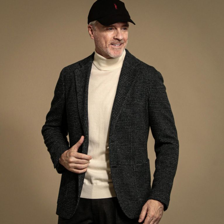 Angelico アンジェリコ Flex Jersey グレンチェックジャージジャケット テーラードジャケット Mackintosh London Men マッキントッシュ ロンドン メン のメンズファッション通販 三陽商会