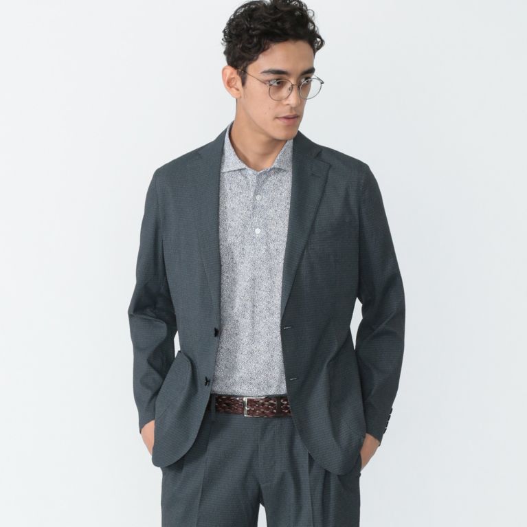 【MACKINTOSH LONDON MEN】 【NEW BRIDGE】デニムライクフレックスJK グレー