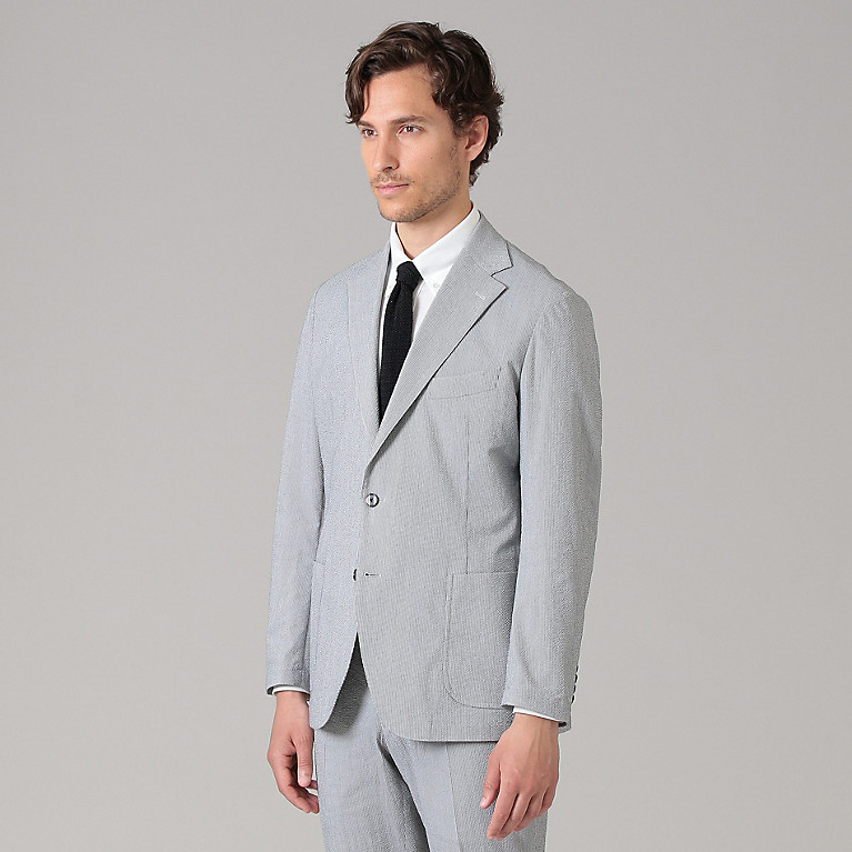 数量限定価格!! Mackintosh マッキントッシュロンドン シアサッカー セットアップスーツ - セットアップ 数量限定価格!! Mackintosh マッキントッシュロンドン シアサッカー セットアップスーツ - セットアップ
