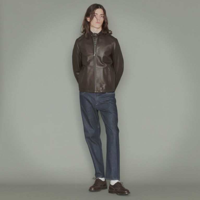 MACKINTOSH LONDON◇ラムレザー シングルライダースジャケット