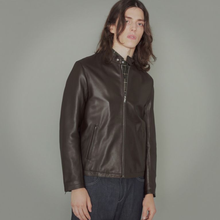 【Weather proofed Leatherwear】レザーA-2ブルゾン（その他