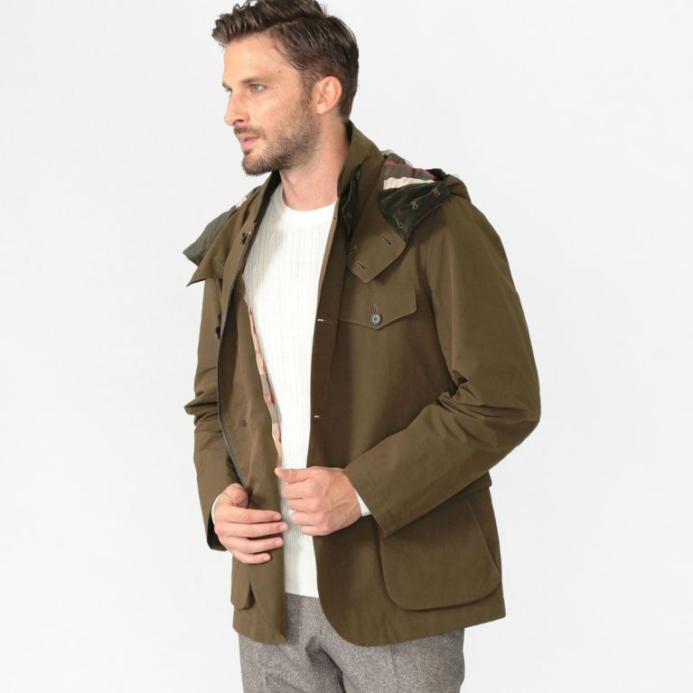 デタッチャブルフードミリタリージャケット ショートブルゾン Mackintosh London Men マッキントッシュ ロンドン メン のメンズ ファッション通販 三陽商会