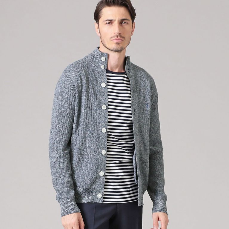 鹿の子スタンドカラーニットブルゾン ニット セーター Mackintosh London Men マッキントッシュ ロンドン メン のメンズファッション通販 三陽商会