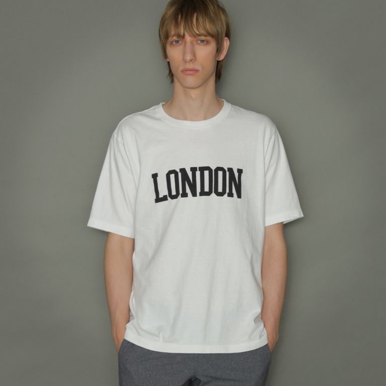 【MACKINTOSH LONDON MEN】 LONDONプリントTシャツ ホワイト