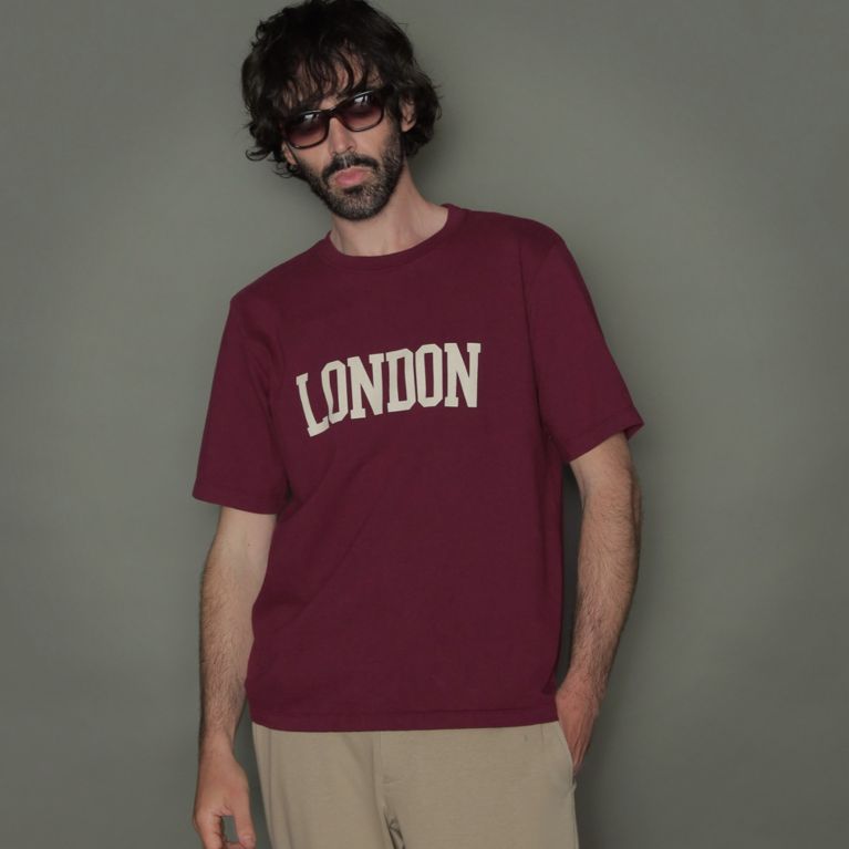 【MACKINTOSH LONDON MEN】 LONDONプリントTシャツ レッド