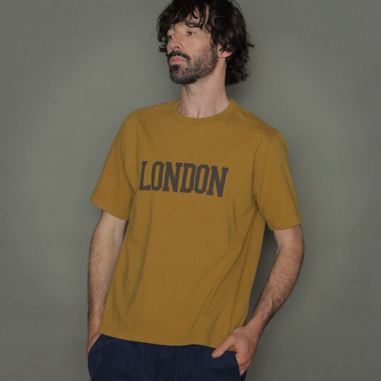 【MACKINTOSH LONDON MEN】 LONDONプリントTシャツ イエロー