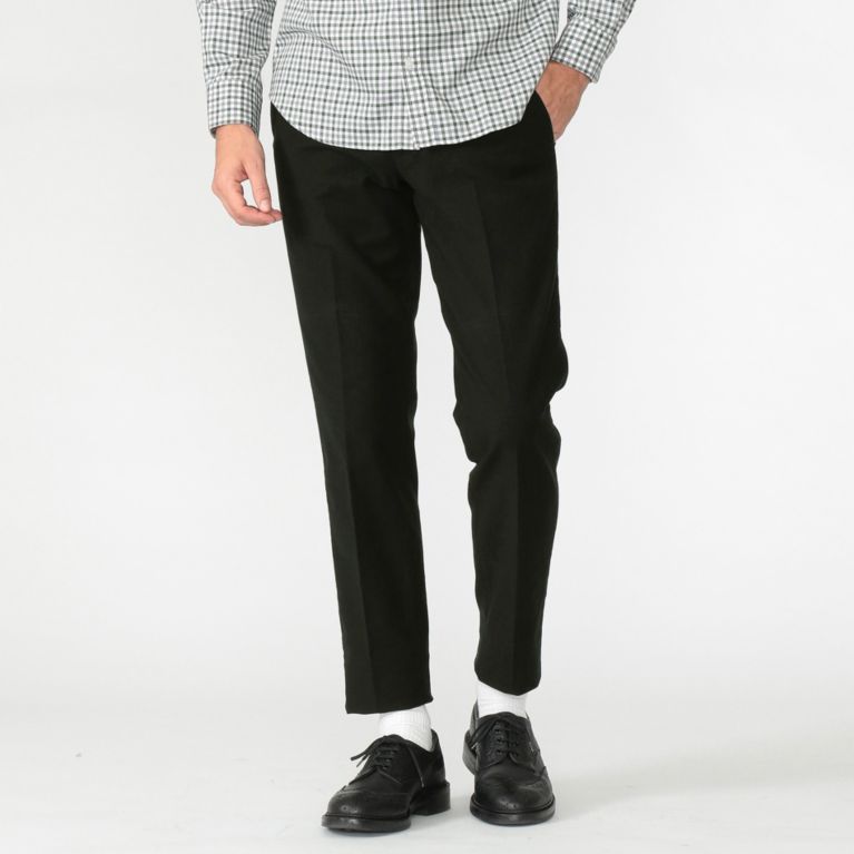 【MACKINTOSH LONDON MEN】 コードピケモールスキンテーパードパンツ ダークグリーン