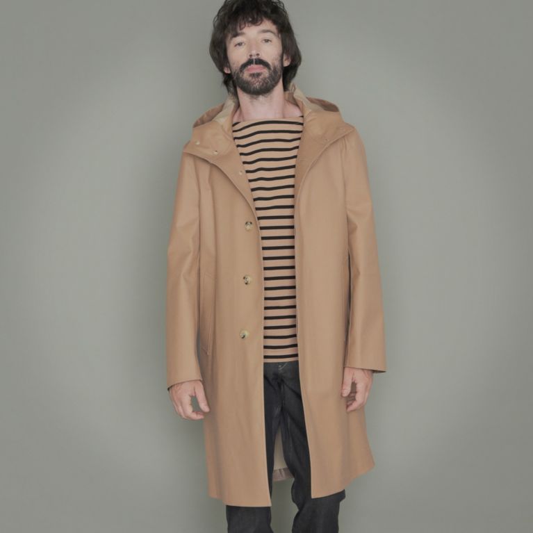 【MACKINTOSH】【DUNKELD HOOD】ゴム引きウールフーデッド