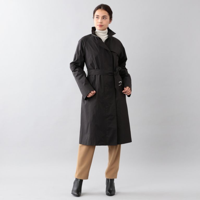 35%OFF！SALE＜三陽商会＞【サンヨー コート ウィメン(SANYO COAT WOMEN)】＜UMBRELLA COAT＞3WAYダウンインナースタンドカラーベルテッドコート ブラック 送料無料 ＆ 定価 100440円から 35640円値引！画像