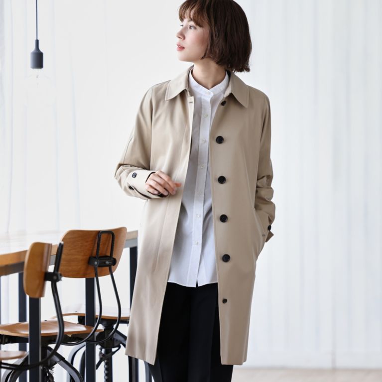 【SANYOCOAT WOMEN】 ＜100年コート＞バルマカーンコート ベージュ