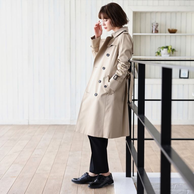 新しいコレクション ロングトレンチコート SANYO SANYO 極美品 ロング