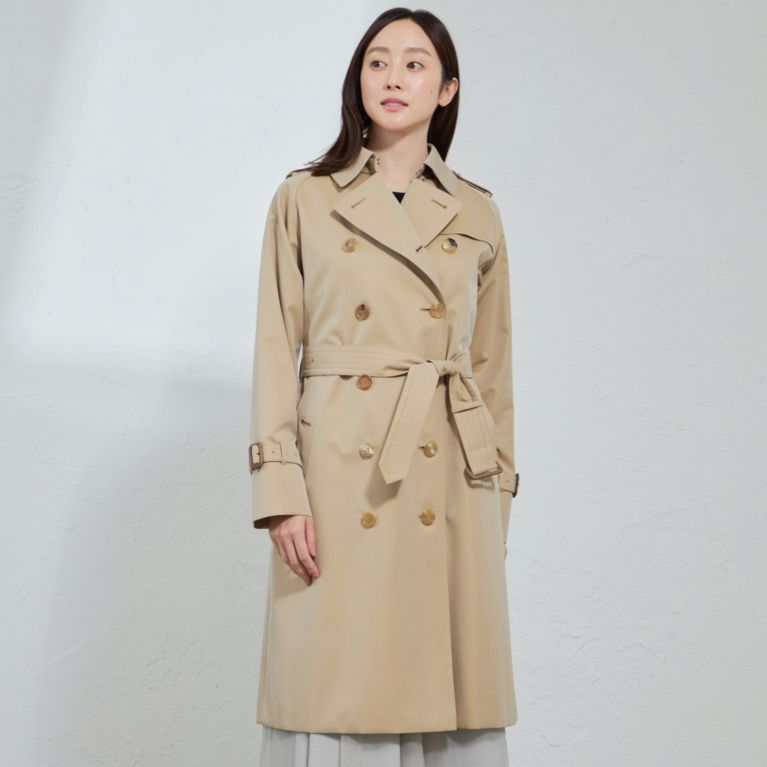 100年コート＞クラシックモデル ダブルトレンチコート(コート