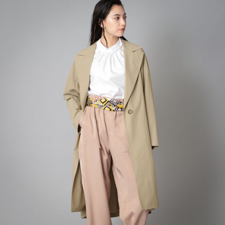 【SANYOCOAT WOMEN】 ロングチェスターコート ベージュ