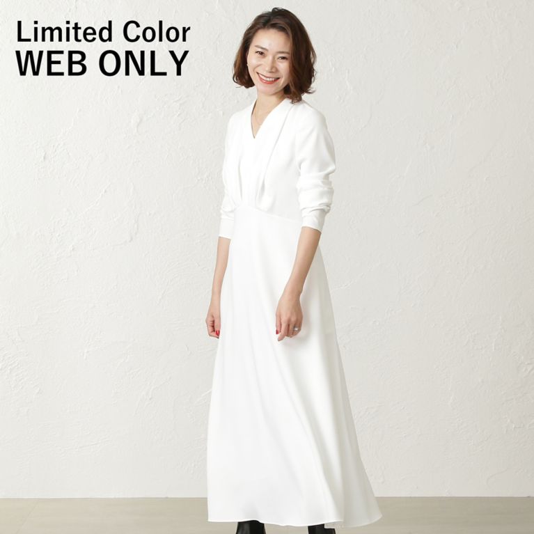 大日方久美子さんコラボ クラシカルワンピース ワンピース S Essentials エス エッセンシャルズ のレディースファッション通販 三陽商会
