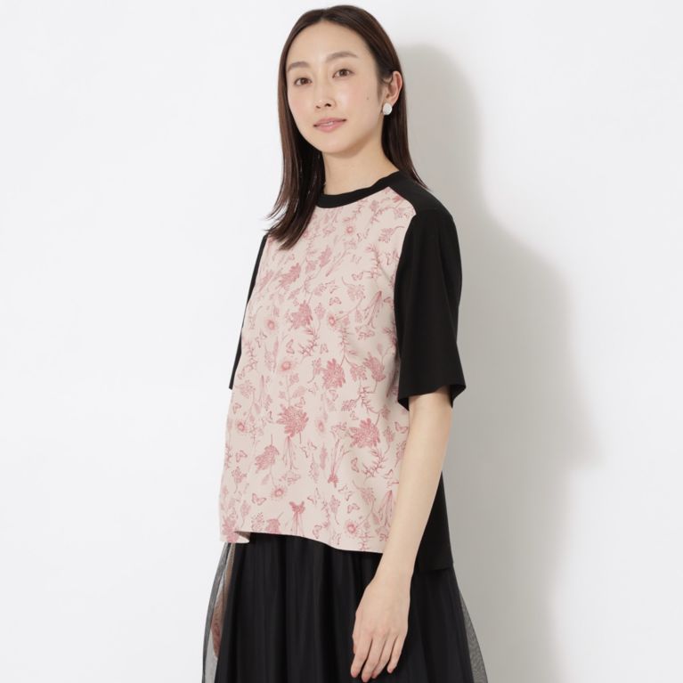 Aiko Fukudaコラボ Mimosa トップス Tシャツ カットソー S Essentials エス エッセンシャルズ のレディース ファッション通販 三陽商会