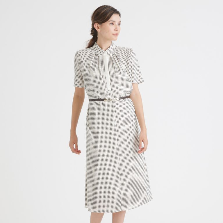 アロードットプリント 半袖ワンピース ウォッシャブル ワンピース Paul Stuart Women ポール スチュアート ウィメン のレディースファッション通販 三陽商会