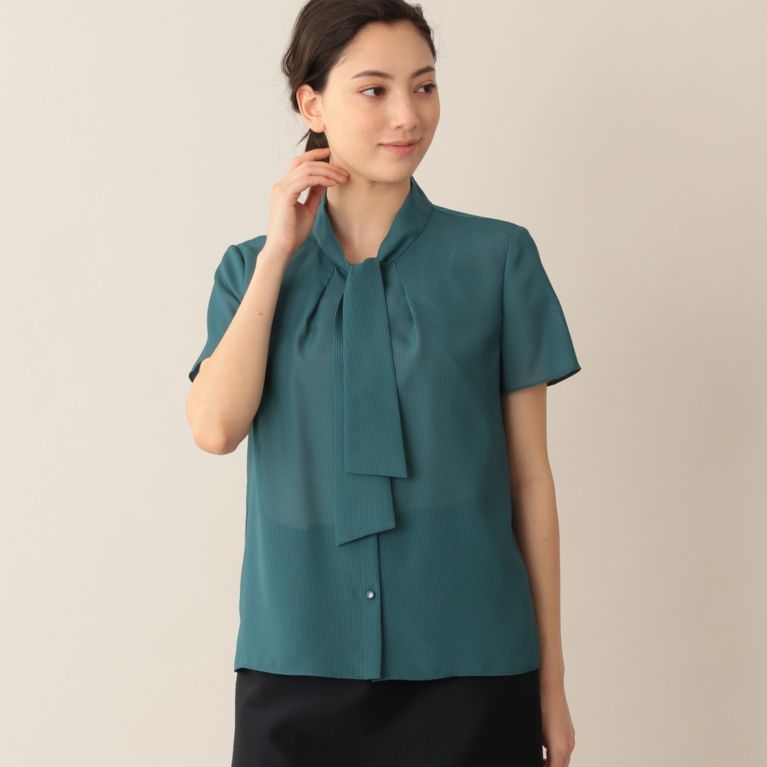 ウォッシャブル ピンストライプジョーゼット ブラウス シャツ ブラウス Paul Stuart Women ポール スチュアート ウィメン のレディースファッション通販 三陽商会