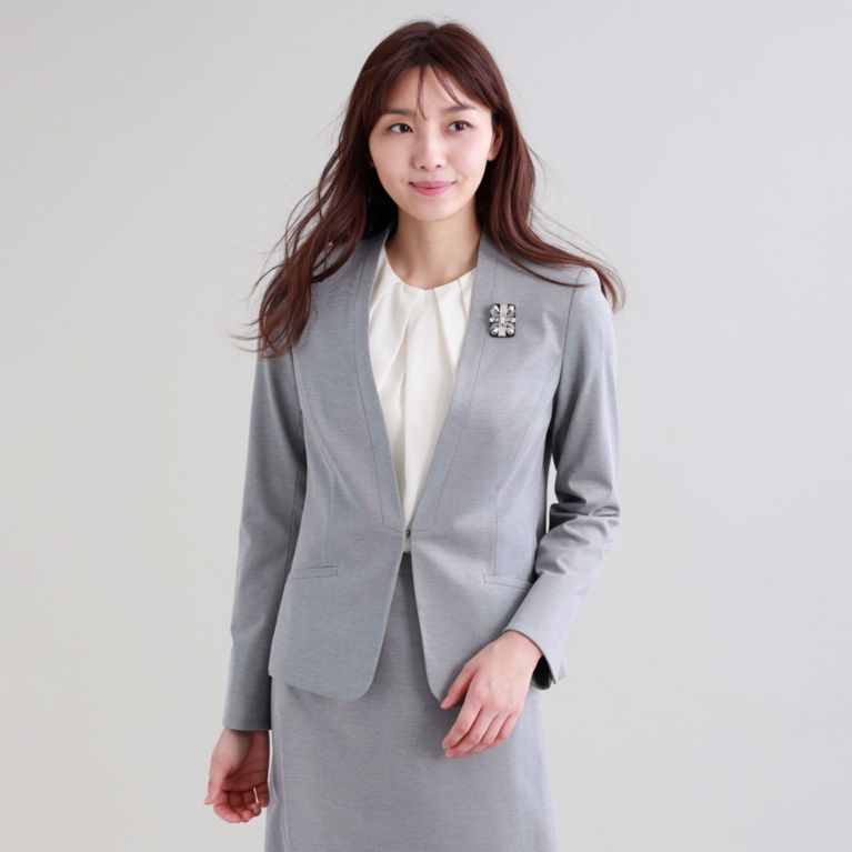 セットアップ対応 Xsサイズ 美jacket トリアセルクスvラインジャケット その他ジャケット Trans Work トランスワーク の レディースファッション通販 三陽商会