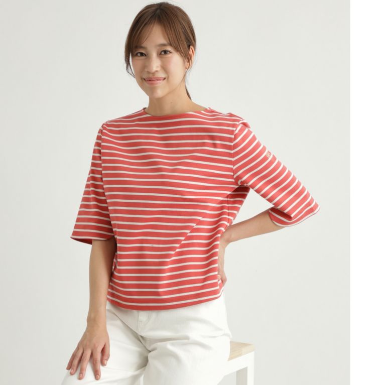 ウォッシャブル シルケットポンチボーダーカットソー Tシャツ カットソー Trans Work トランスワーク のレディースファッション通販 三陽商会