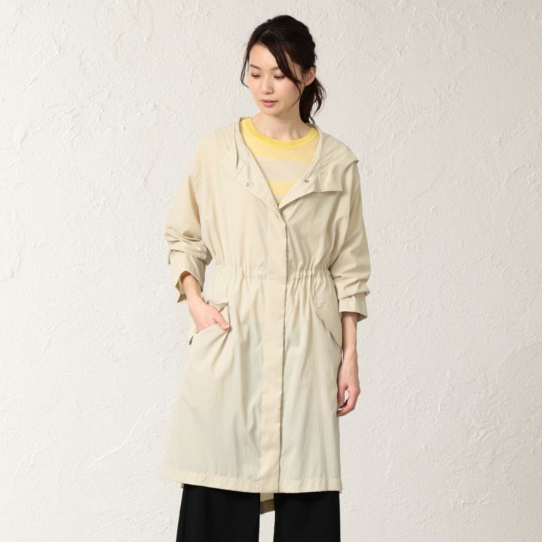 【EVEX by KRIZIA】 ライトモッズコート ベージュ