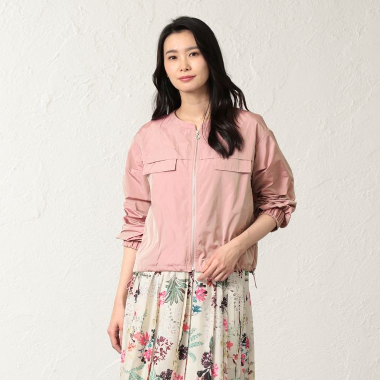 【EVEX by KRIZIA】 【ウォッシャブル】【店舗限定】ネロスネロブルゾン ピンク