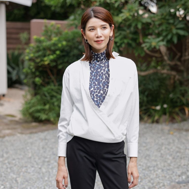 ウォッシャブル ソフトタイプライターシャツ シャツ ブラウス Evex By Krizia エヴェックス バイ クリツィア のレディースファッション通販 三陽商会