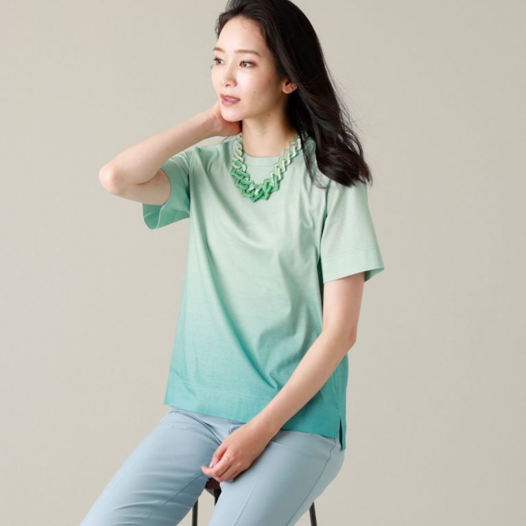 ウォッシャブル アフリカングラデーションカットソー Tシャツ カットソー Evex By Krizia エヴェックス バイ クリツィア のレディース ファッション通販 三陽商会