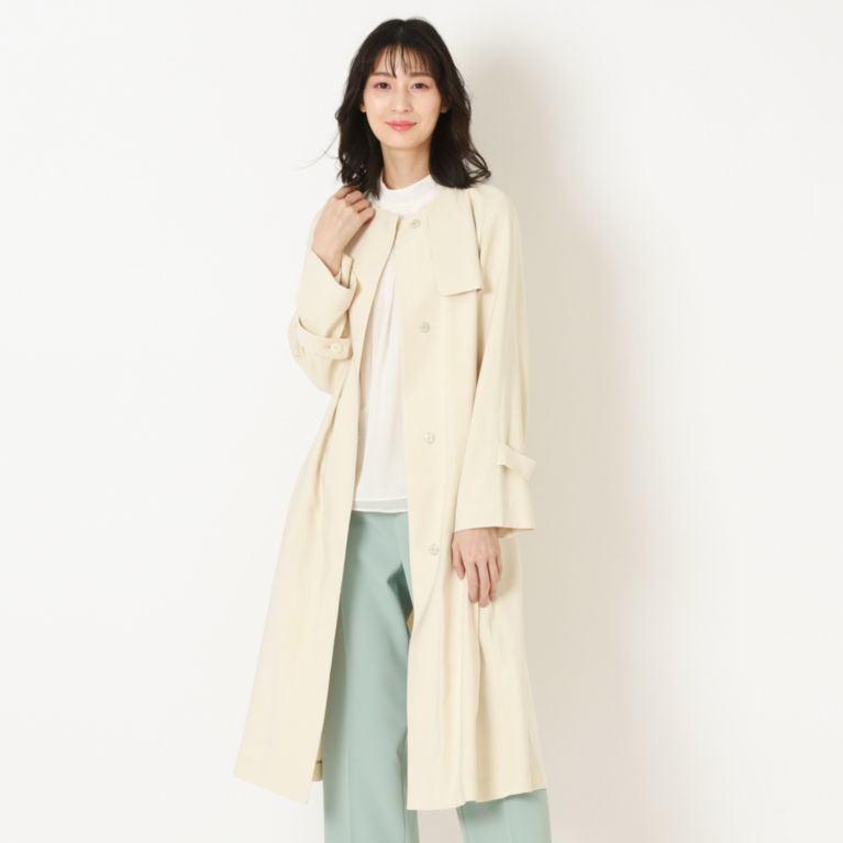BONOTTOGARDENINGノーカラートレンチコート（トレンチコート）｜AMACA