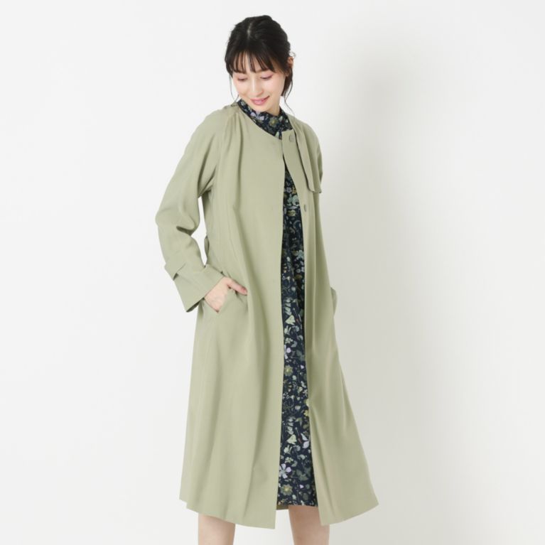 BONOTTOGARDENINGノーカラートレンチコート（トレンチコート）｜AMACA