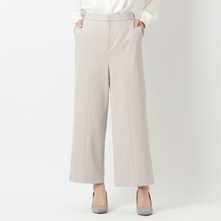 コットンポリエステルポンチワイドパンツ その他パンツ Amaca アマカ のレディースファッション通販 三陽商会