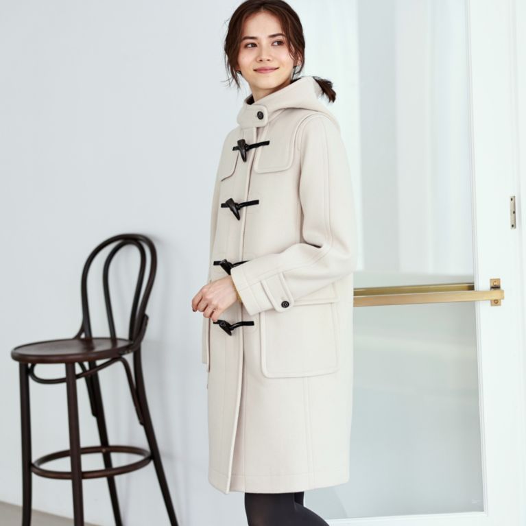【MACKINTOSH PHILOSOPHY WOMEN】 リバーメルトンダッフル オフホワイト