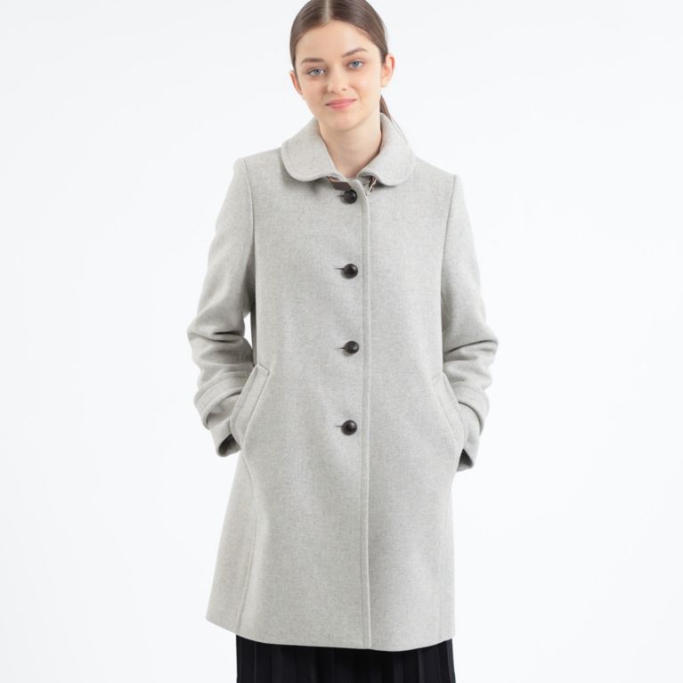 【MACKINTOSH PHILOSOPHY WOMEN】 【WEB限定】ショールカラーウールコート グレー