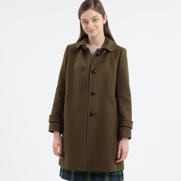 【MACKINTOSH PHILOSOPHY WOMEN】 【WEB限定】ショールカラーウールコート カーキ