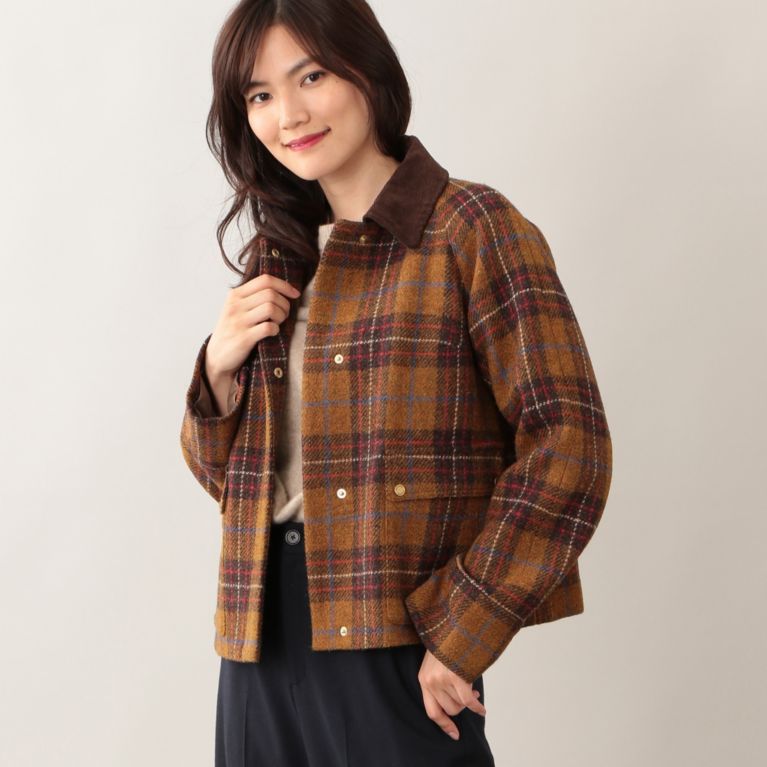 ハリスツイードブルゾン その他ジャケット Mackintosh Philosophy Women マッキントッシュ フィロソフィー ウィメン のレディースファッション通販 三陽商会