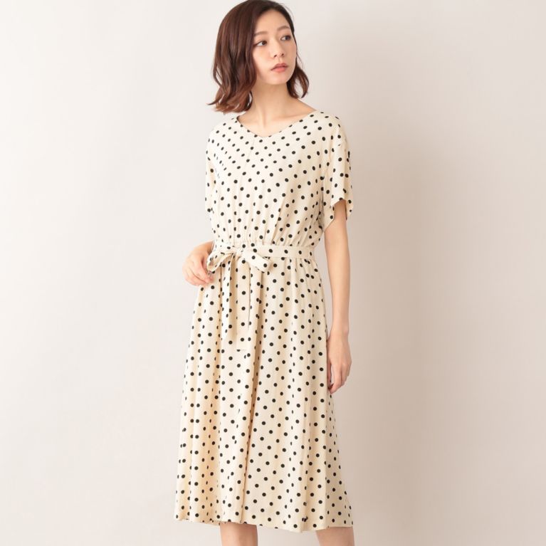 Mackintosh Philosophy Women マッキントッシュ フィロソフィー ウィメン ワンピース ドットプリントワンピース Sanyo Istore サンヨー アイストア