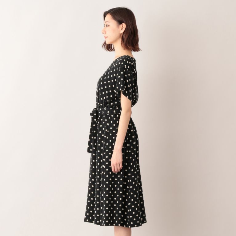 Mackintosh Philosophy Women マッキントッシュ フィロソフィー ウィメン ワンピース ドットプリントワンピース Sanyo Istore サンヨー アイストア