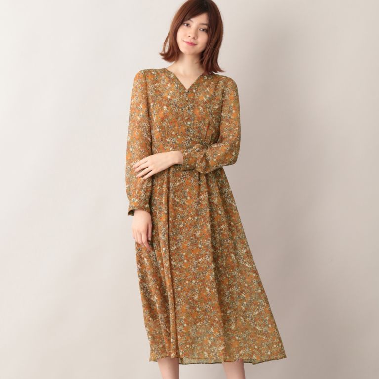 アンティークフラワーワンピース ワンピース Mackintosh Philosophy Women マッキントッシュ フィロソフィー ウィメン のレディースファッション通販 三陽商会