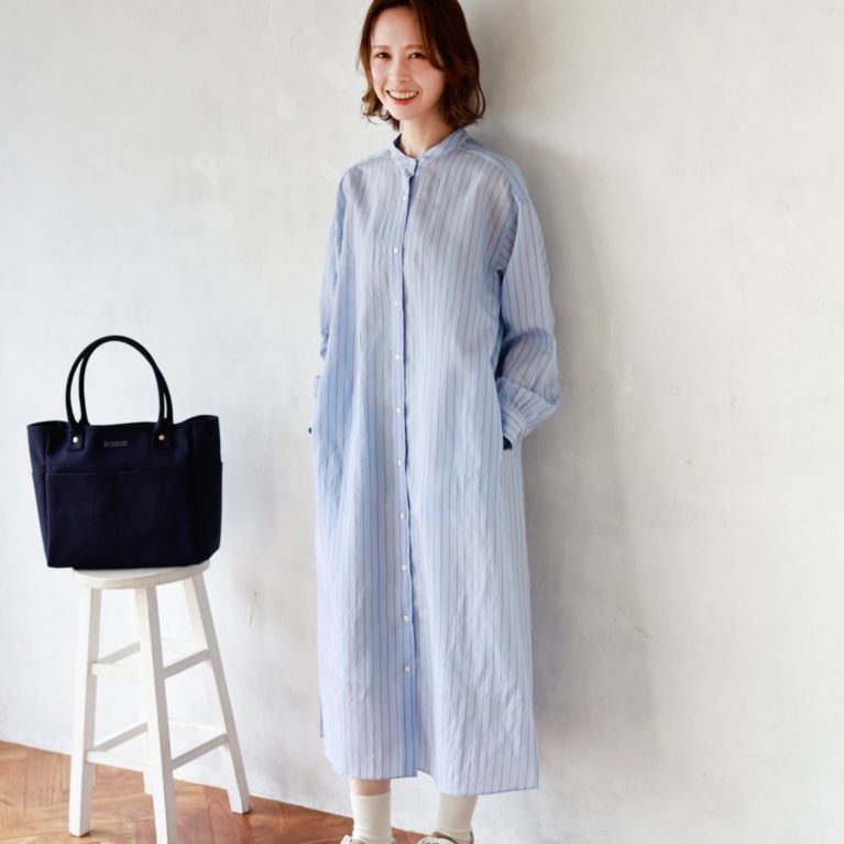 ストライプシャツワンピース ワンピース Mackintosh Philosophy Women マッキントッシュ フィロソフィー ウィメン のレディースファッション通販 三陽商会